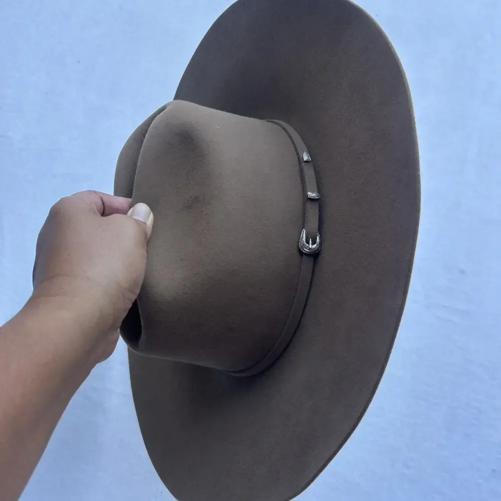 Cody James 5X Colt Black Wool Blend Cowboy Hat Black Size 7 1/8